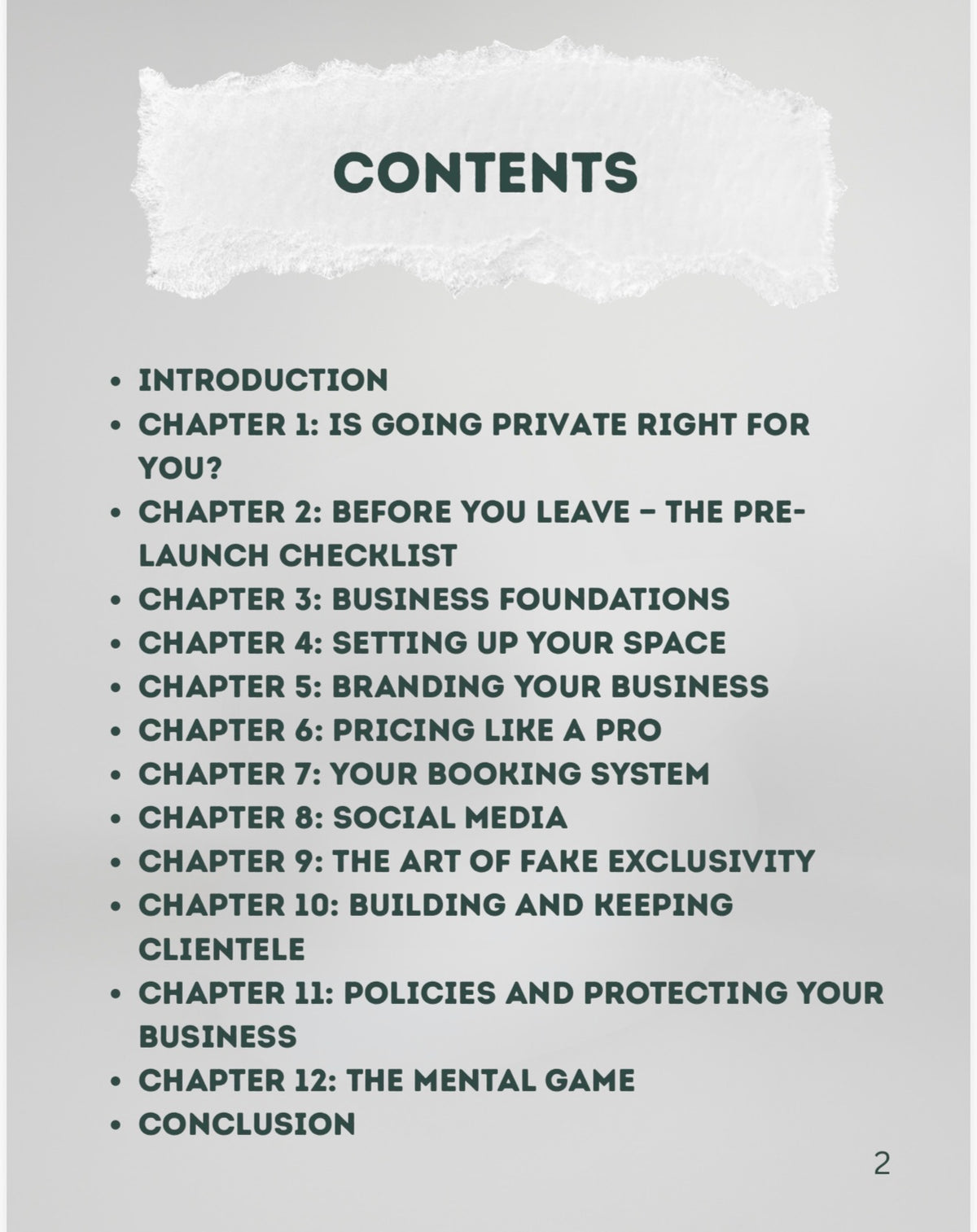 The Going Private Handbook for Nail Techs